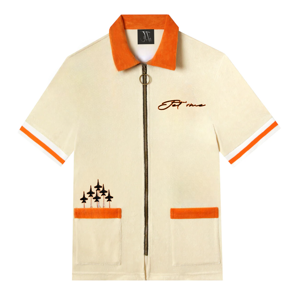 Jet-Zip Collard Shirt