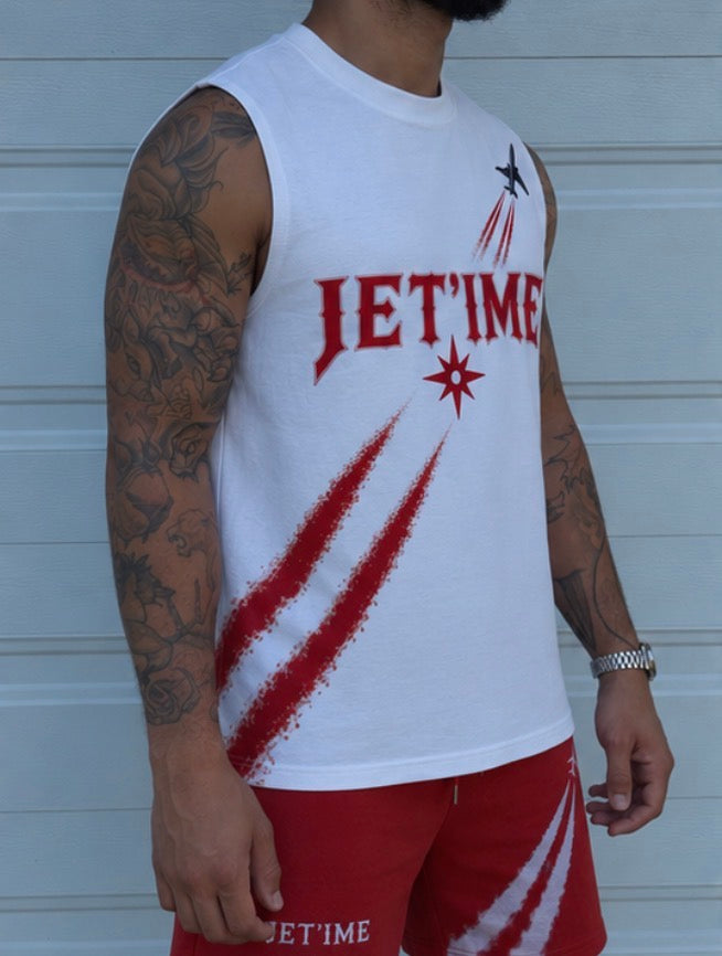 Flight Path Sleeveless Tee