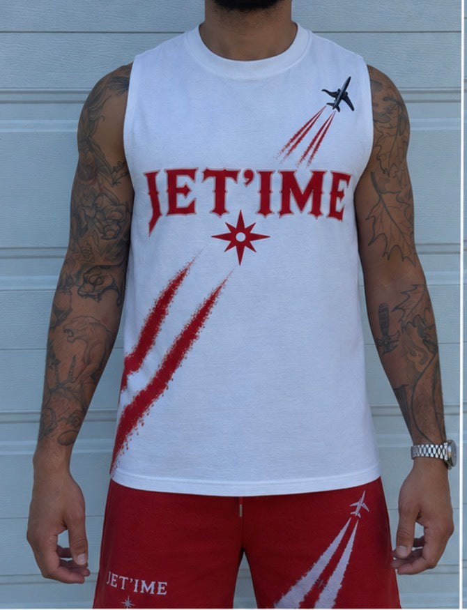 Flight Path Sleeveless Tee
