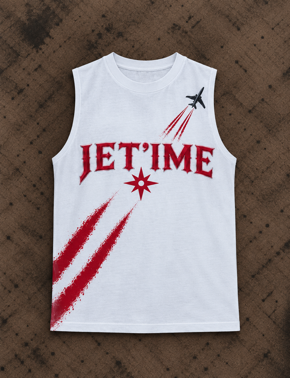 Flight Path Sleeveless Tee