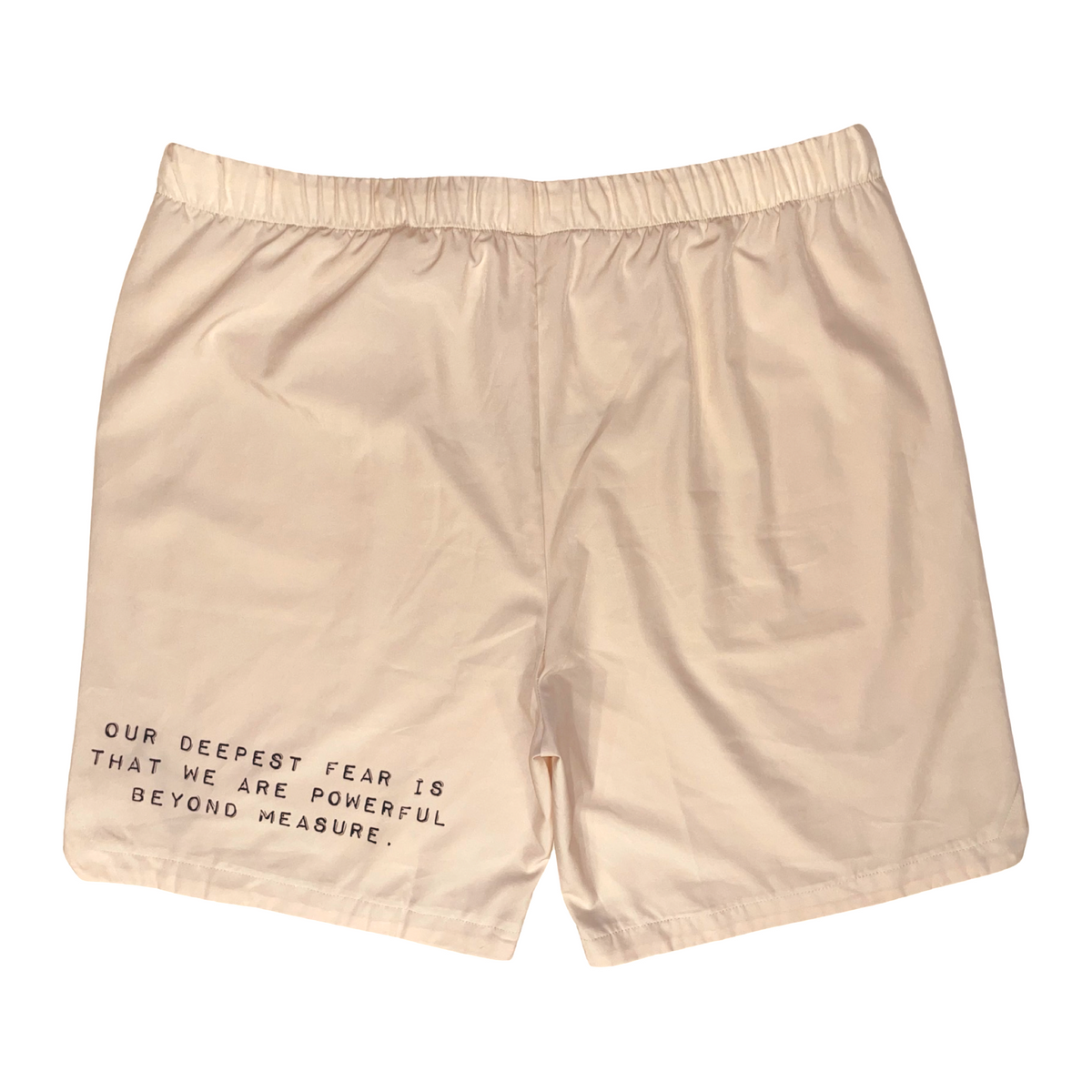 First-Class Cream Shorts