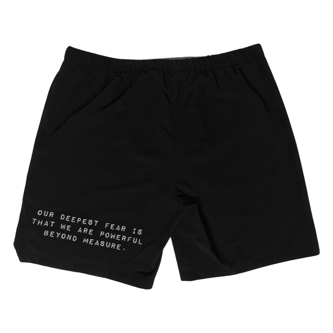 First-Class Jet Black Shorts